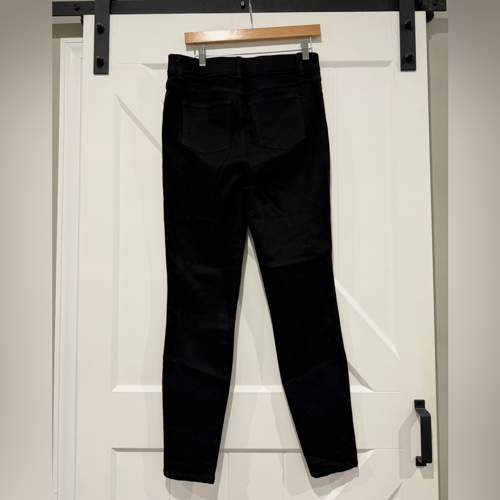 SPANX Black Denim Jeans-Size Large